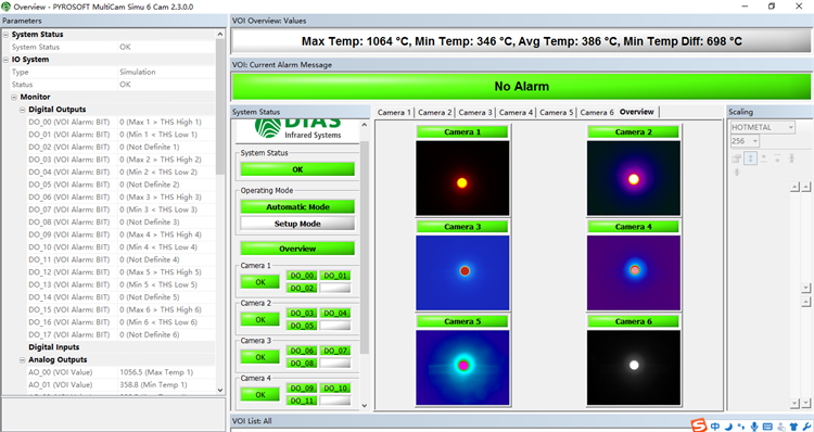 同時(shí)控制多臺DIAS紅外熱像儀的軟件